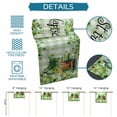 thumbnail image 6 of St. Patrick's Day Table Runner - 108 Inch Long Lucky Shamrocks Boots Green Buffalo Plaid Cotton and Linen Blended Dress Scarves Farmhouse Table Runner for Kitchen Dining, Coffee Table, 13" x 108", 6 of 8