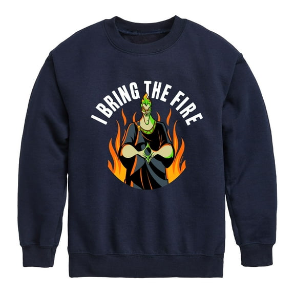 Disney Villains - Hades I Bring The Fire - Toddler And Youth Crewneck Fleece Sweatshirt