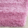 thumbnail image 3 of SAFAVIEH California Plush Solid Shag Runner Rug, Pink, 2'3" x 9', 3 of 11