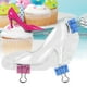 thumbnail image 5 of Molde para tartas Jadeshay 3D de plástico con tacones altos blanco, 5 of 9