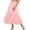 Pink, variant on Vedolay Womens Skirt Women's Asymmetrical Skirt - Cascade Asymmetric Flowy Handkerchief High Low Irregular Hem Elastic Waist Midi,Pink XL