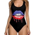 thumbnail image 1 of Aayomet Maillots de Bain une Pièce pour Femmes, Contrôle du Ventre, Rouge G, 1 of 5