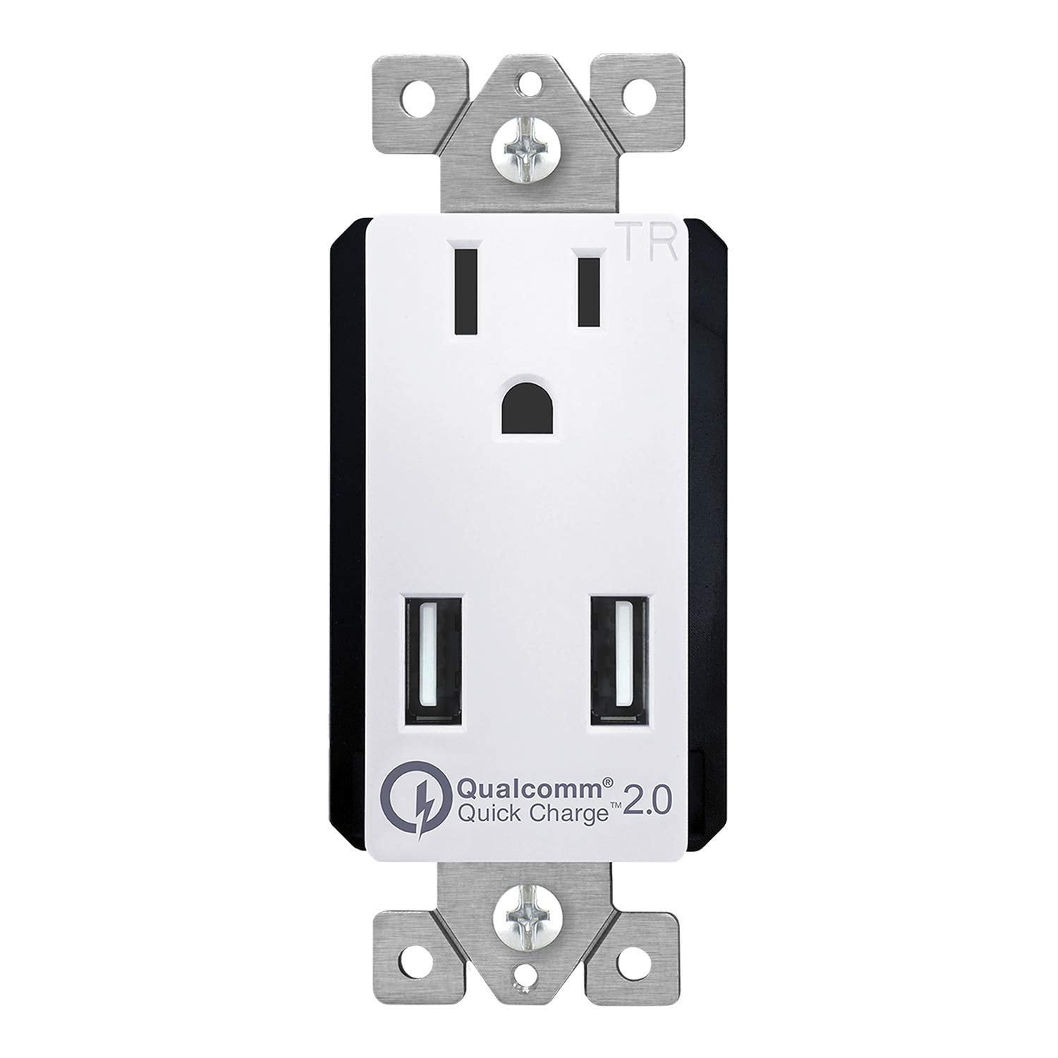 TOPGREENER Quick Charge USB Outlet 36W Quick Charge 2.0 USB Wall Outlet
