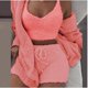 thumbnail image 3 of Traje informal de 3 piezas para mujer, suave y cómodo, para el hogar, 3 of 6