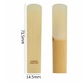 thumbnail image 7 of 10 Pack Alto Saxophone Reeds Strength 1.0 to 3.5 for Woodwind Instruments, Individually Boxed, Natural Air Dried, 7 of 7