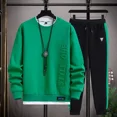 thumbnail image 2 of Ropa para hombre, camiseta blanca, camiseta lisa, ropa deportiva, chándal, pantalones estampados, conjuntos, trajes deportivos geniales, traje de lujo de 2 piezas, Kpop Xl, 2 of 5