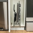 thumbnail image 4 of Household Essentials Glidez Multipurpose Chrome-Plated Steel Pull-Out/Slide-Out Storage Organizer for Cookware and Bakeware - Fits Standard Size Cabinet or Shelf, Chrome, 4 of 11