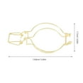thumbnail image 2 of Nestingho 4Ud De Para Frascos De Acero Inoxidable Dorado Accesorios Para Conservas En Casa, 2 of 7