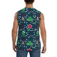 thumbnail image 4 of Kdxio Christmas for Men's Muscle T-shirt,Sleeveless for Workout Running Athletic Gym Lounge Casual, 4 of 7