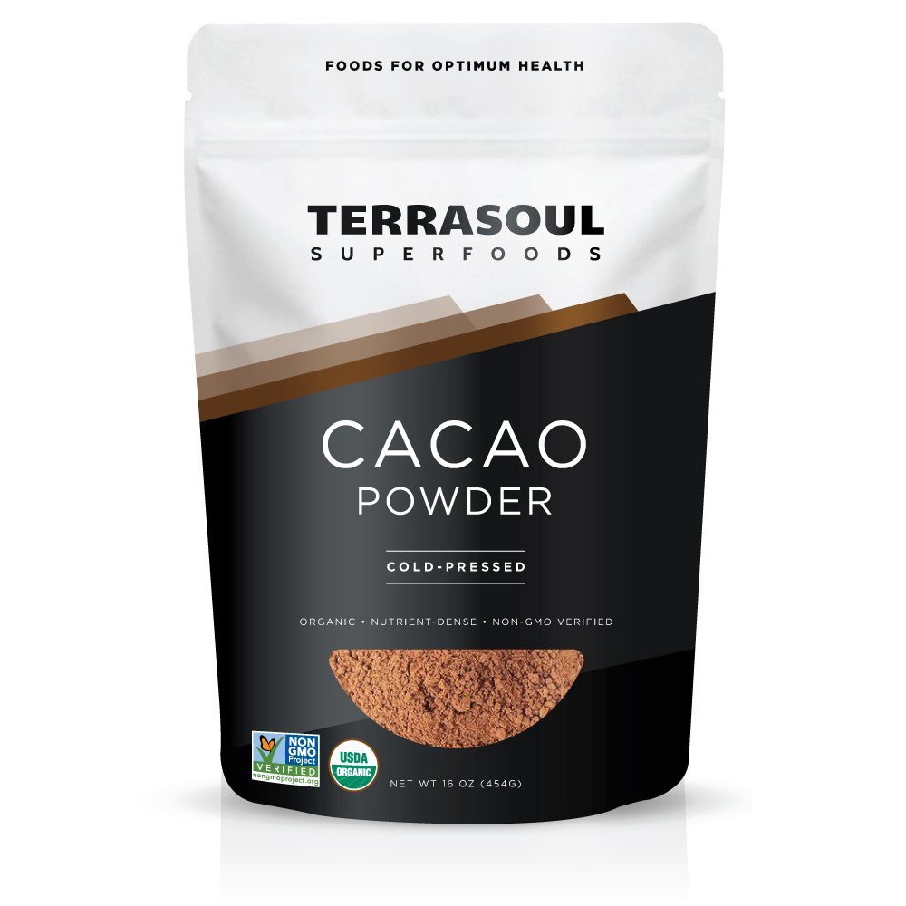Terrasoul Superfoods Organic Raw Cacao Powder, 1.0 Lb