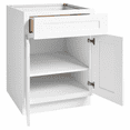 thumbnail image 5 of Design House Brookings Solid Wood Ready to Assemble Base Kitchen Cabinet (27 x 24 x 34.5), Sherwin Williams® White, 5 of 21