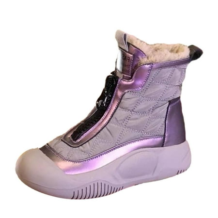 

yuksok Women Winter Snow Boots Autumn Shoes Non Slip Booties for Winter Work Hiking EU 38