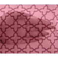 thumbnail image 4 of oneOone Viscose Chiffon Fabric Quatrefoil Block Print Fabric BTY 42 Inch Wide, 4 of 4