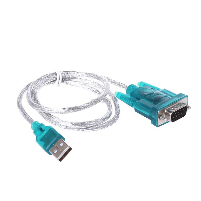 CH340 DB9 9 Pin Male to USB RS232 Serial Converter Adapter Cable For Windows7/8