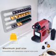 thumbnail image 2 of CusieryMax Stainless Steel Coffee Pod Organizer for Nespresso Original Line - Magnetic, Holds 40 Pods, Perfect for Refrigerator, 2 of 7