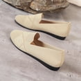 thumbnail image 5 of Tuobarr Womens Flat Shoes Dressy, Women's Round Toe Flat Mesh Flats Shoes, Comfortable Dress Shoes Walking Flats Classic Beige, 5 of 5