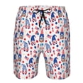 thumbnail image 3 of Fuzoiu 4th Of July Print Men's Beach Shorts,Men's Swim Trunks,Quick Dry Board Shorts with Pockets,Men's Bathing Suits for Surfing, Running, and Casual Wear-3X-Large, 3 of 6