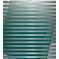thumbnail image 3 of Modern Duvet Cover Set, Computer Graphic Striped Minimalist Virtual New Media Style Digital Art, Decorative 2 Piece Bedding Set with 1 Pillow Shams, Twin Size, Grey Jade Green, by Ambesonne, 3 of 3