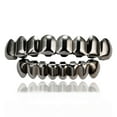 thumbnail image 2 of Brackets de hip-hop de oro Pomoko 8 dientes superiores 8 inferiores, 2 of 5
