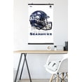 thumbnail image 4 of NFL Seattle Seahawks - Drip Helmet 20 Wall Poster, 22.37" x 34", 4 of 5