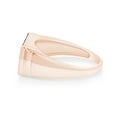 thumbnail image 3 of AFFY Enhanced Black Natural Diamond Accent "Dad" Band Ring Mens' Jewelry 14K Rose Gold Over Sterling Silver, 3 of 7