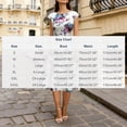 thumbnail image 3 of Xaqiouau Womens Floral Midi Dress Cap Sleeve Casual Summer A Line Dress Crew Neck Fit and Flare Belted Party Wedding Guest Dress, 3 of 9
