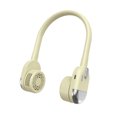 thumbnail image 2 of Bladeless Neck Fan Personal Wearable Fan 3 Speed USB Rechargeable Hands Free Cooling - Safe Design for Outdoor Sports Travel Office(Beige), 2 of 9
