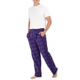 thumbnail image 4 of Real Essentials Men's 4-Pack Microfleece Sleep Pants, Sizes S-3XL, Mens Pajamas, 4 of 4