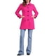 thumbnail image 2 of Abrigo de invierno para mujer con cuello Peter Pan, trench y abrigo de guisante en rosa claro, 2 of 6