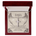 thumbnail image 5 of I Try to Say Dad Memorial Dad Memorial Cross Necklace Sympathy Loss of Father Condolence Message Card, 5 of 20