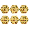 thumbnail image 2 of Balery 6 Pcs Forest Guardleather Coasters Set, Drink Table Cup Coasters For Living Room Kitchen Coffee Decor, 2 of 9