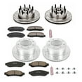 thumbnail image 3 of PowerStop Front and Rear Z23 Evolution Sport Carbon-Fiber Ceramic Brake Pad and Drilled & Slotted Rotor Kit Fits: FORD Select Models K5587, 3 of 10