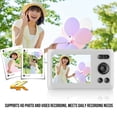 thumbnail image 5 of M Buder 4K 64MP Digital Camera Anti Shake Compact Small Camera with 16X Zoom 1200mAh Battery for Boys Girls, Black, 5 of 9