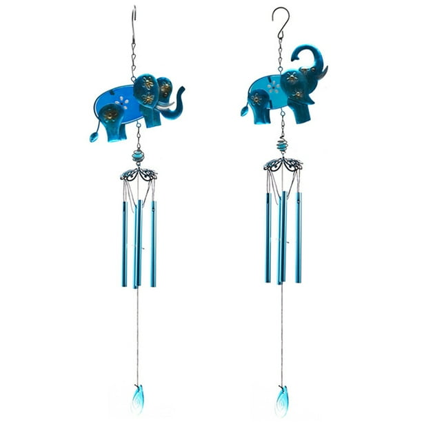 Yesbay Elephant Wind Chimes Garden Home Window Balcony Hanging Bell