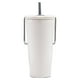 thumbnail image 1 of Taza térmica de acero inoxidable para té y café, ideal para restaurantes, salones y camping. Blanco, 1 of 9