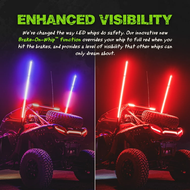 Lighted Whips For Rzr Shelly Lighting