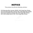 thumbnail image 2 of CMX Front Rear Disc Brake Caliper Assembly Left Right Side (Driver Passenger) Kit for Car Sprinter 3500 Mercedes-Benz Dodge Freightliner 3500XD with Single Wheels KBC-100863, 2 of 10