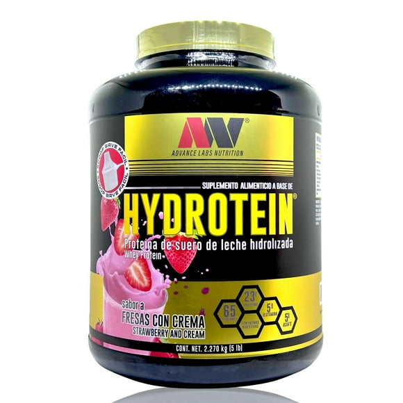 Hydrotein Whey Protein Fresas Con Crema 5 Lbs Advance Nutrition. Advance ADVHYDROFRESA