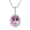 MultiColor, variant on Enterprises 63057 10.50 CT Pink Oval Cut Kunzite Diamond Necklace Pendant, 14K Gold