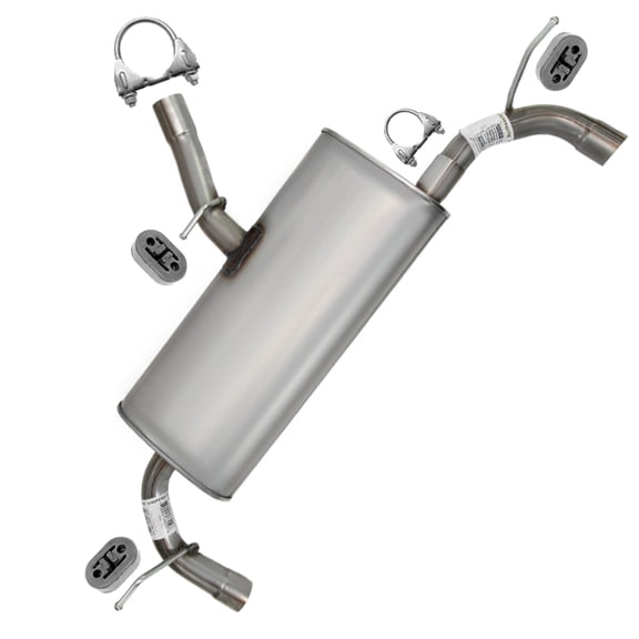 Northeastern Exhaust Stainless Steel Muffler for 2012–2014 Ford Edge 2.0L & 2011–2014 3.5L – Direct-Fit Replacement with Free Clamps & Hangers