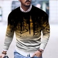 thumbnail image 5 of LYXSSBYX Mens Shirts Long Sleeve T Shirts Men's Unisex Daily T Shirt 3D Print Long Sleeve Tops Casual Blouse, 5 of 9