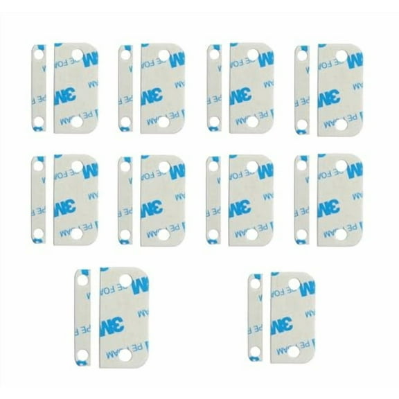 Replacement Adhesive for Ring Alarm Contact Sensors & Magnets (2nd Gen) – Double-Sided Mounting Tape for Secure Installation, Pack of 10 Sensor Pads & 10 Magnet Pads, Pre-Cut, No Cutting Needed$