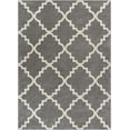 thumbnail image 3 of Well Woven Harbor Trellis Grey Moroccan Lattice Modern 3 x 10 2'7" x 9'10" Runner Rug, 3 of 6