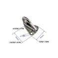thumbnail image 2 of Colgador de Almacenamiento de ropa Matsuzay acero inoxidable montado en la pared, 2 of 6