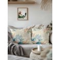 thumbnail image 6 of Outdoor Pillow Waterproof 1 Pack, Beige Beach Coastal Patio Throw Pillows for Couch Bed Sofa with Insert, Summer Nautical Coral Shell Botanical Decorative Travel/Reading/Camping Pillow Set 18x18 Inch, 6 of 8