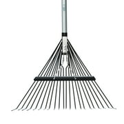 Expert Gardener Leaf Rake with 22-Tine Fiberglass Handle