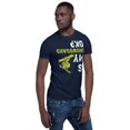 thumbnail image 2 of Is My Snowboard Okay Snowboarding Expert Snowboarder Short-Sleeve Unisex T-Shirt (Navy, S), 2 of 6