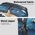 thumbnail image 4 of Shark Hard Drive Cases Cable Organizer Small Travel Electronic Organizer Charger Case Organizer Oxford Fabric Waterproof Storage Bag for Protecting Electronic Gadgets - 5.9x9.44x3.14 in, 4 of 6