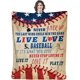thumbnail image 1 of LHSHID American Football Plush Fleece Bed Blanket Lightweight Comfy Reversible Flannel Blanket Ultra Soft Warm Blanket Throw American Football Lover Gift 60x80in, 1 of 6