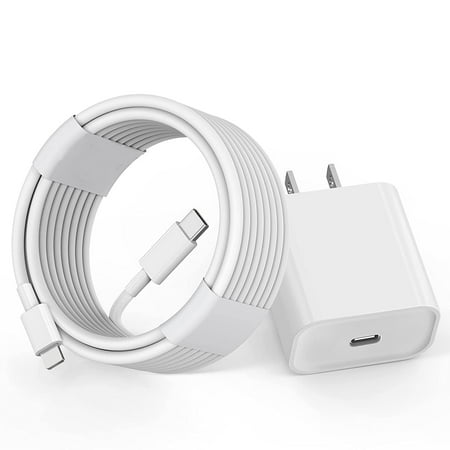iPhone 14 13 12 11 Fast Charger-Apple MFi Certified-20W PD Type C Power Wall Charger with 6FT Charging Cable Compatible with iPhone 14/14 Pro Max/13/13 Mini/13 Pro/13 Pro Max/12/12 Pro/iPad Air